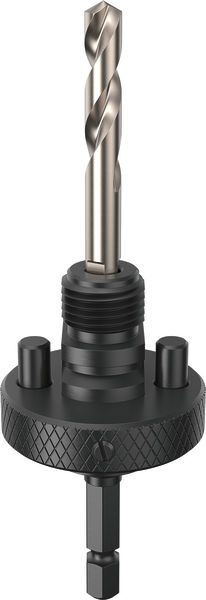 BOSCH Aufsteckhalter und Zentrierbohrer für Lochsäge, 32-210 x 44 mm