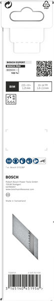 BOSCH PRO Metal Demolition S1125VF Säbelsägeblatt, 1,25 x 19 x 225 mm, 5-tlg.