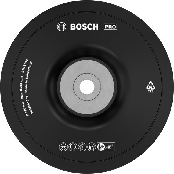 BOSCH PRO Stützteller weich, 180 mm, M14