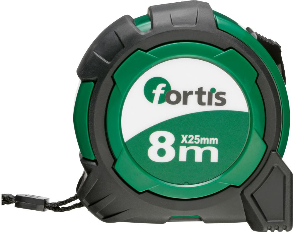 FORTIS Taschenbandmaß 8mx25 mm FORTIS FORTIS Taschenbandmaß 8mx25 mm FORTIS