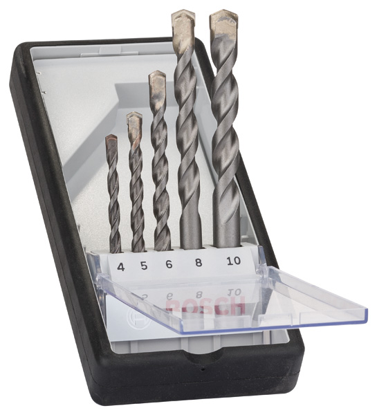 BOSCH 5-tlg. CYL-3 Betonbohrer-Set, Robust Line, 4-10 mm