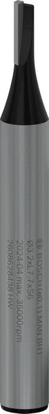 BOSCH PRO Nutfräser, einschneidig, Ø 3,2 x L 7,7, Schaft 6 mm BOSCH PRO Nutfräser, einschneidig, Ø 3,2 x L 7,7, Schaft 6 mm