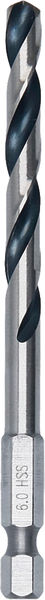 BOSCH Metal HSS Spiralbohrer, 6 x 57 x 98 mm, HEX 1/4“ Schaft BOSCH Metal HSS Spiralbohrer, 6 x 57 x 98 mm, HEX 1/4“ Schaft