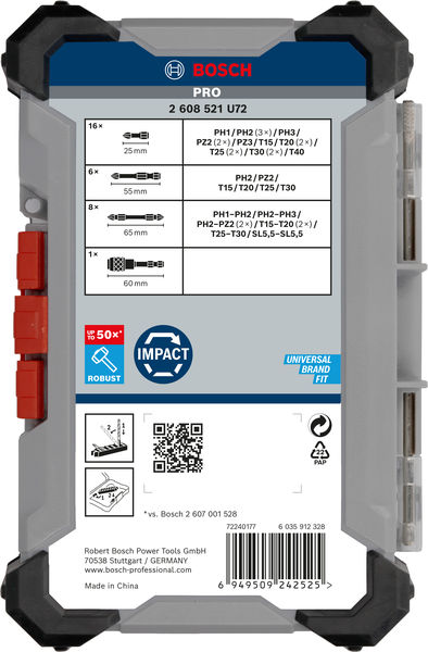 BOSCH PRO Impact Schrauberbit Set, 31-tlg.