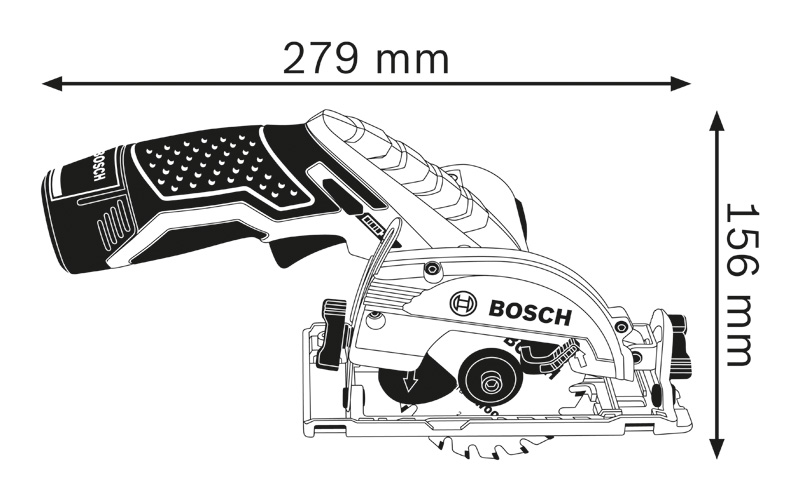 BOSCH Akku-Kreissäge GKS 12V-26