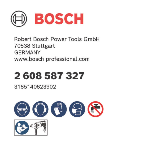 BOSCH PRO Trockenbohrkrone, 102 x 150 mm, G 1/2 Zoll BOSCH PRO Trockenbohrkrone, 102 x 150 mm, G 1/2 Zoll