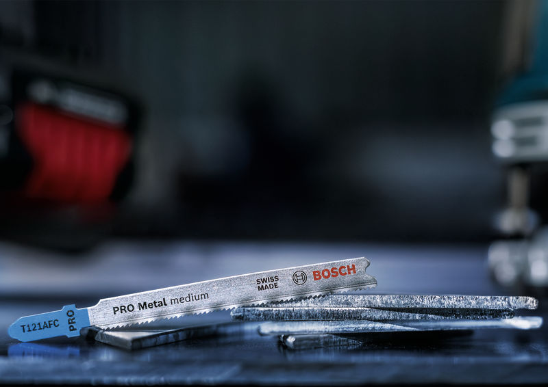 BOSCH PRO Metal medium T121AFC Stichsägeblatt, 92 mm, 3-tlg. BOSCH PRO Metal medium T121AFC Stichsägeblatt, 92 mm, 3-tlg.