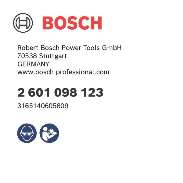 BOSCH Metallplatte zu Fußplatte, passend zu: GST