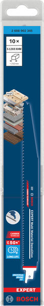 BOSCH EXPERT Multi Material Demolition S1269XHM Säbelsägeblatt, 10-tlg. BOSCH EXPERT Multi Material Demolition S1269XHM Säbelsägeblatt, 10-tlg.