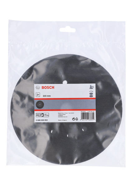 BOSCH Schleiftellerschoner, 215 mm für Exzenterschleifer, 2er-Pack BOSCH Schleiftellerschoner, 215 mm für Exzenterschleifer, 2er-Pack
