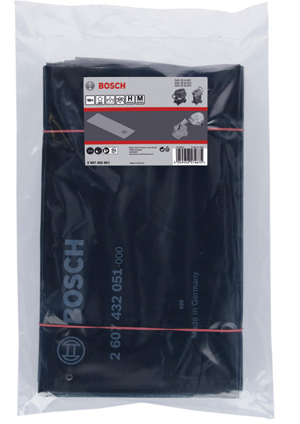 BOSCH PE-Entsorgungssack, 10er-Pack, für GAS 35 H AFC, GAS 35 M AFC, GAS 55 M AFC