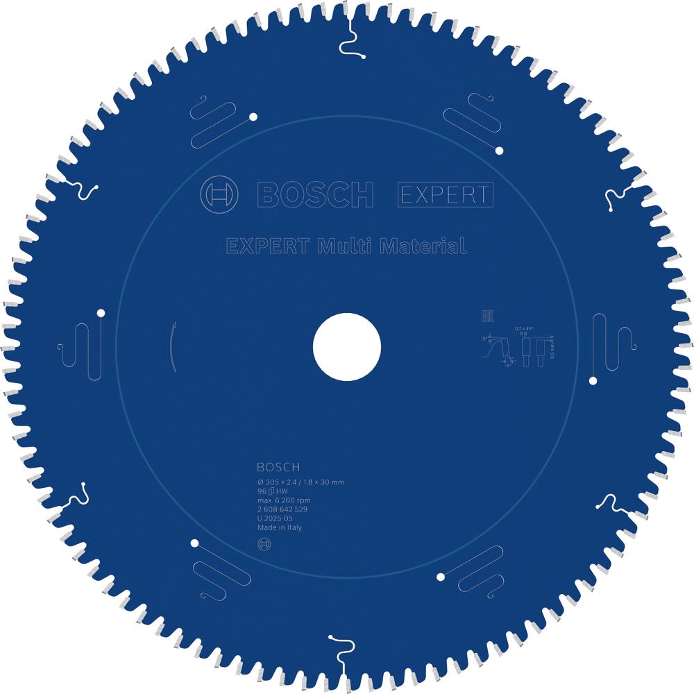 BOSCH EXPERT Multi Material Kreissägeblatt, 305x2,4/1,8x30 mm, Z96