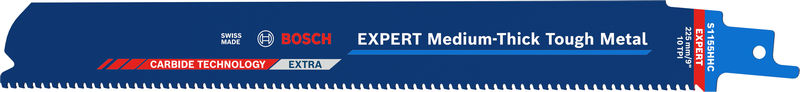 BOSCH EXPERT Medium-Thick Tough Metal S1155HHC Säbelsägeblatt, 3-tlg.