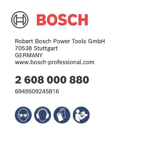 BOSCH PRO Absaughaube, ohne Schlüssel, klein, 115/125 mm BOSCH PRO Absaughaube, ohne Schlüssel, klein, 115/125 mm
