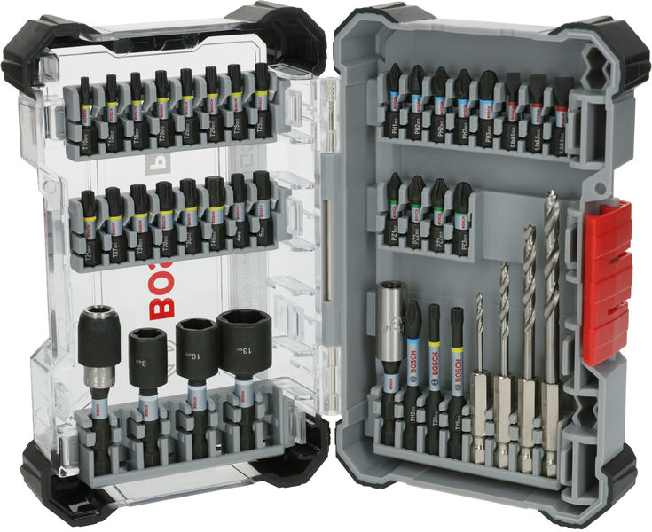 BOSCH PRO Impact Schrauberbits und Holzbohrer Set, 40-tlg. BOSCH PRO Impact Schrauberbits und Holzbohrer Set, 40-tlg.