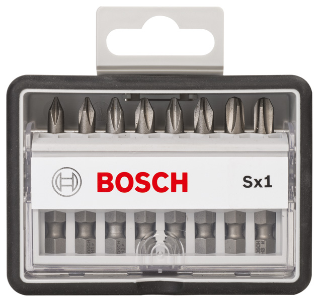 BOSCH 8-tlg. Schrauberbit-Set, Robust Line, Sx PH, Extra Hard-Ausführung BOSCH 8-tlg. Schrauberbit-Set, Robust Line, Sx PH, Extra Hard-Ausführung