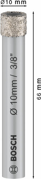 BOSCH PRO Ceramic dry Bohrer, 10 x 66 mm