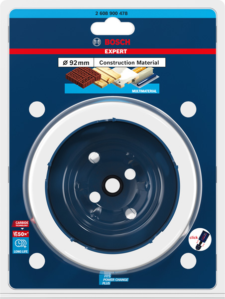 BOSCH EXPERT Construction Material Lochsäge, 92x60 mm BOSCH EXPERT Construction Material Lochsäge, 92x60 mm