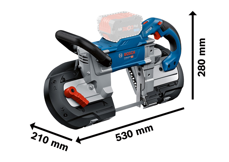 BOSCH Akku-Bandsäge GCB 18V-127