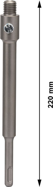 BOSCH PRO SDS plus Adapter, 220 mm, M16 BOSCH PRO SDS plus Adapter, 220 mm, M16