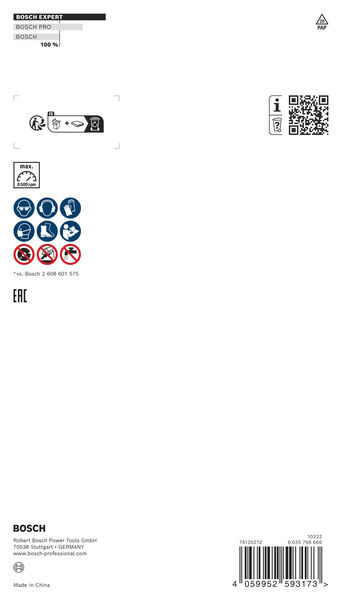 BOSCH EXPERT Concrete Diamanttopfscheibe, 180 x 22,23 x 4,5 mm