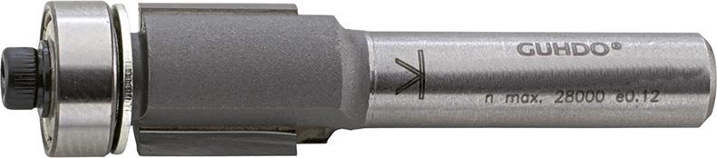 GUHDO HW-Bündigfräser Z2 S8 D12,7 l25 GUHDO HW-Bündigfräser Z2 S8 D12,7 l25