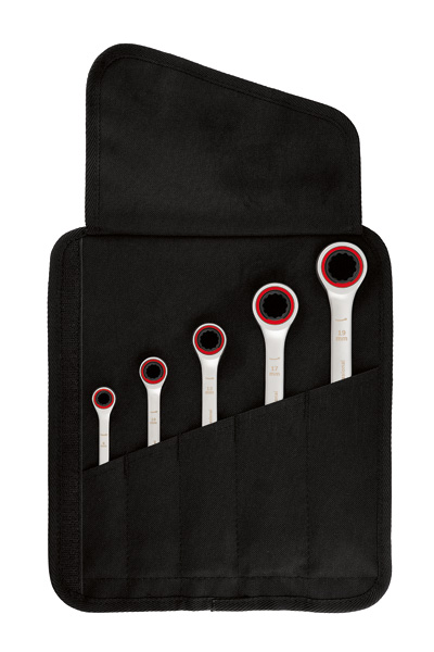 BOSCH Ratschen-Einmaulschlüssel-Set, 5-teilig BOSCH Ratschen-Einmaulschlüssel-Set, 5-teilig