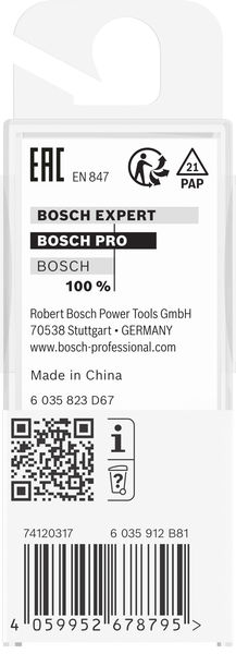 BOSCH PRO Abrundfräser, R 1,6, Schaft 8 mm