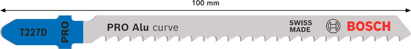 BOSCH PRO Alu curve T227D Stichsägeblatt, 100 mm, 2-tlg. BOSCH PRO Alu curve T227D Stichsägeblatt, 100 mm, 2-tlg.