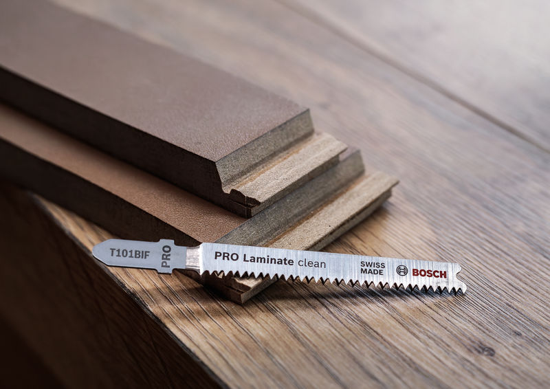 BOSCH PRO Laminate clean T101BIF Stichsägeblatt, 83 mm, 2-tlg.