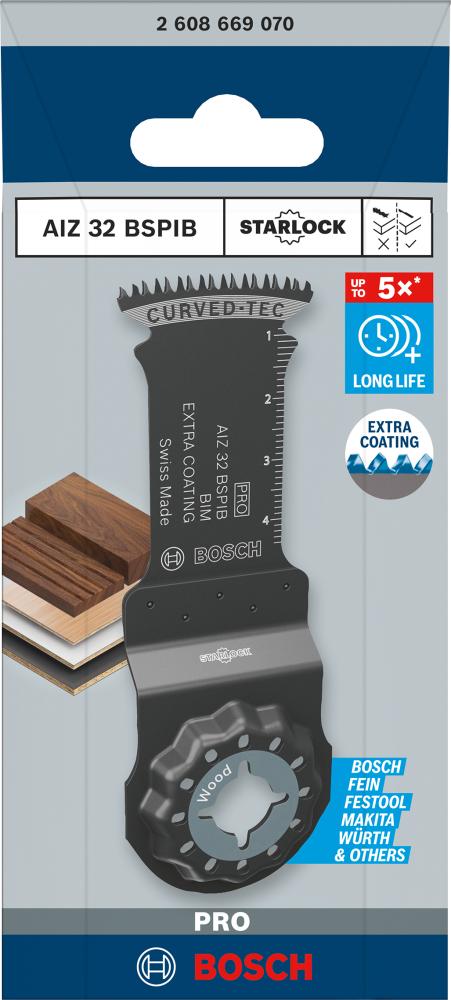 BOSCH PRO AIZ 32 BSPIB Blatt für Multifunktionswerkzeuge, 32 x 50 mm