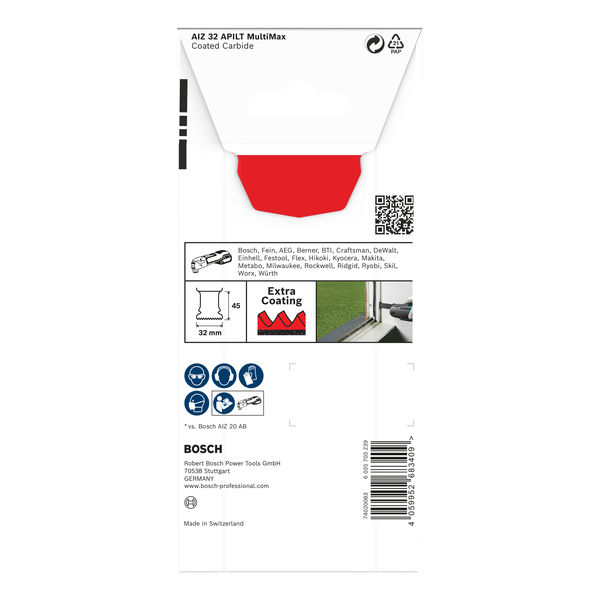 BOSCH EXPERT MultiMax AIZ 32 APILT Tauchsägeblatt für Multifunktionswerkzeuge, 5?tlg. BOSCH EXPERT MultiMax AIZ 32 APILT Tauchsägeblatt für Multifunktionswerkzeuge, 5?tlg.