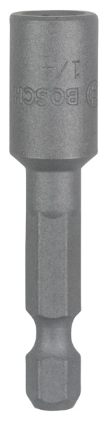 BOSCH Steckschlüssel, 50 mm x 1/4-Zoll, mit Magnet