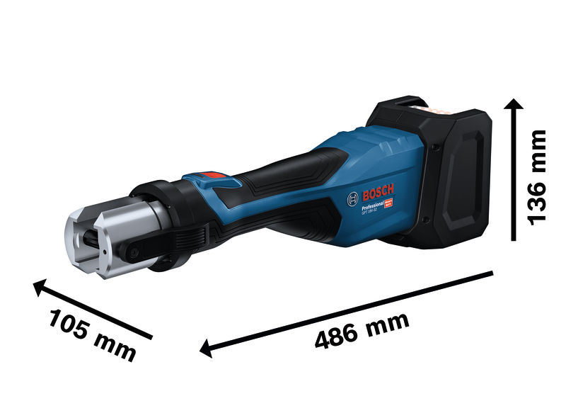 BOSCH Akku-Presswerkzeug GPT 18V-32, 1 x XL-BOXX, Kit U BOSCH Akku-Presswerkzeug GPT 18V-32, 1 x XL-BOXX, Kit U
