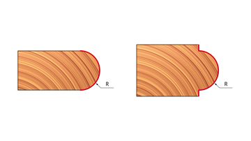 FREUD Konvexprofilfräser 8 mm 19,5x4,76 (Schnitthöhe x Radius) FREUD Konvexprofilfräser 8 mm 19,5x4,76 (Schnitthöhe x Radius)