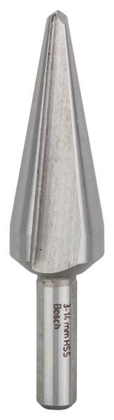 BOSCH Blechschälbohrer HSS, zylindrisch, 3 - 14 mm, 58 mm, 6 mm BOSCH Blechschälbohrer HSS, zylindrisch, 3 - 14 mm, 58 mm, 6 mm