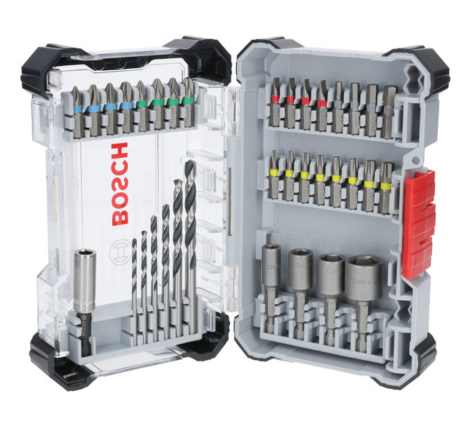 BOSCH Extra Hard Schrauberbit- und Metal HSS Bohrer-Set, Aufsteller, 35-tlg.