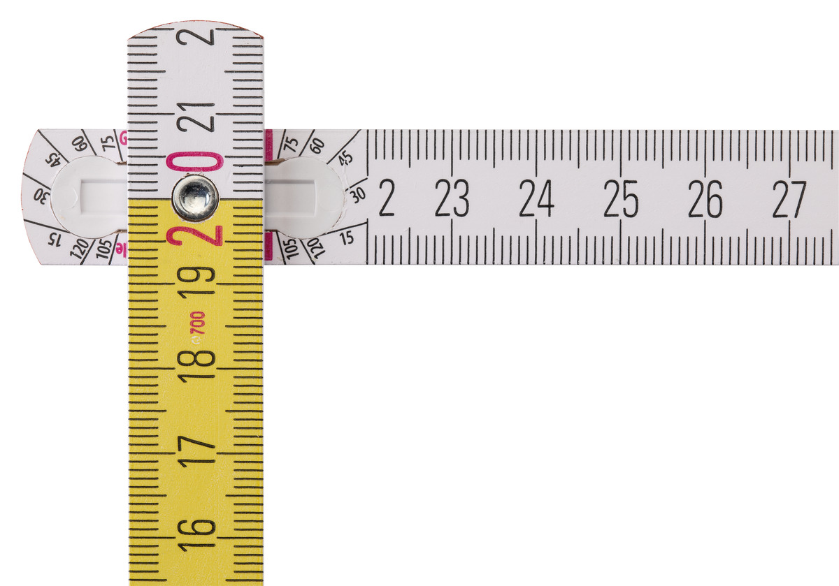 STABILA Zollstock Type 717, 2 m, weiß, weiß/gelbe metrische Schnellablese-Skala, Winkelfunktion, Meterstab aus PEFC-zertifiziertem Holz, Polyamid-Gelenke STABILA Zollstock Type 717, 2 m, weiß, weiß/gelbe metrische Schnellablese-Skala, Winkelfunktion, Meterstab aus PEFC-zertifiziertem Holz, Polyamid-Gelenke