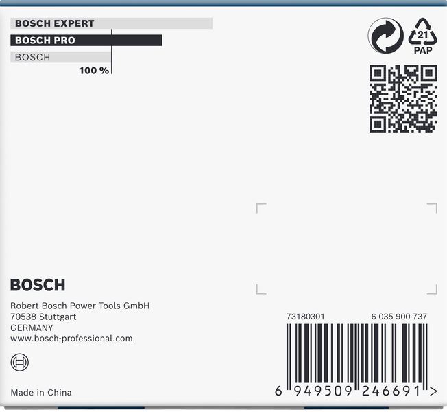 BOSCH PRO Impact Steckschlüssel-Set mit PET-Abdeckungen, 1/2", extra tief, 3-tlg