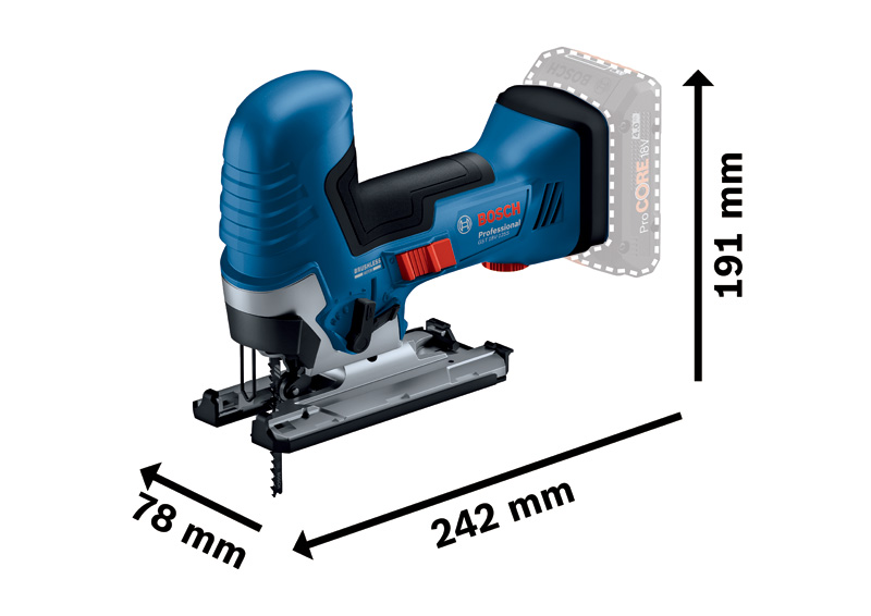 BOSCH Akku-Stichsäge GST 18V-125 S, L-BOXX 136 BOSCH Akku-Stichsäge GST 18V-125 S, L-BOXX 136
