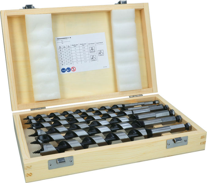 BOSCH 6-teiliges Holzschlangenbohrer-Set, 10–20 mm
