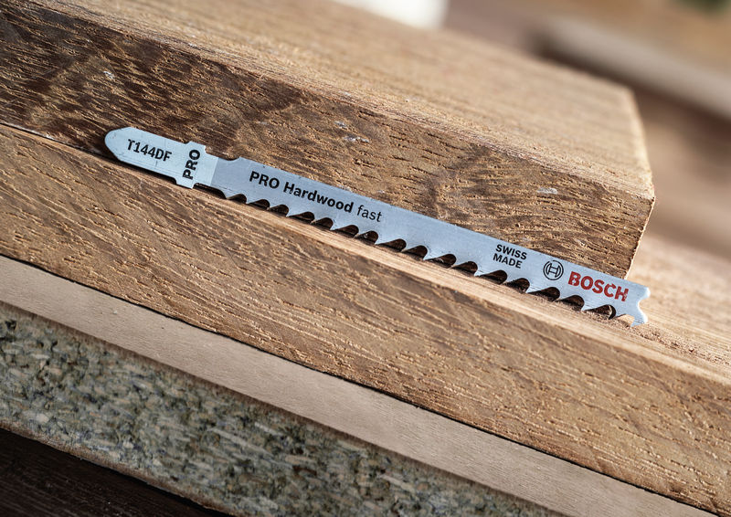 BOSCH PRO Hardwood fast T144DF Stichsägeblatt, 100 mm, 25-tlg. BOSCH PRO Hardwood fast T144DF Stichsägeblatt, 100 mm, 25-tlg.