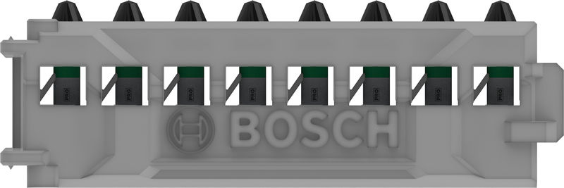 BOSCH PRO Pozidriv Impact Bit, PZ2, 25 mm, 8-tlg.