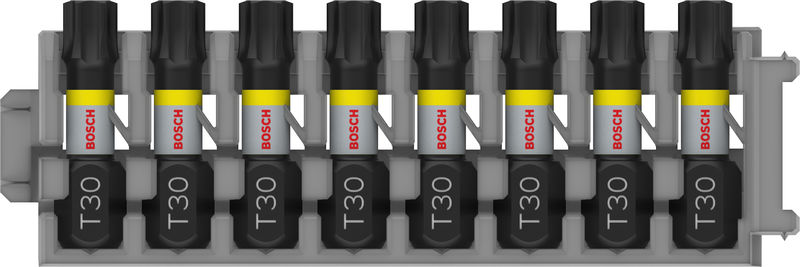 BOSCH PRO Torx Impact Bit, T30, 25 mm, 8-tlg.