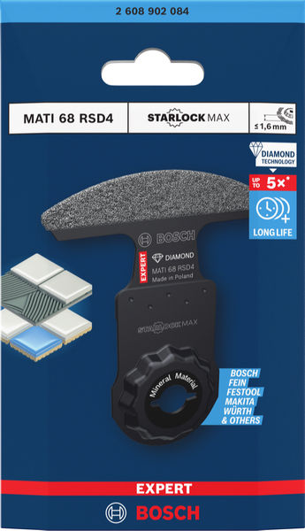 BOSCH EXPERT MATI 68 RSD4 Corner Blade, 68 x 10 mm