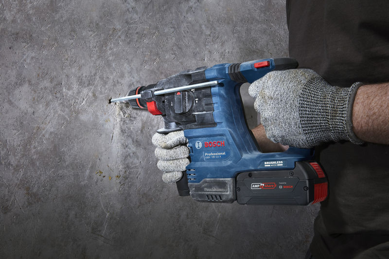 BOSCHAkku-Bohrhammer mit ONECHUCK GBH 18V-22 X
