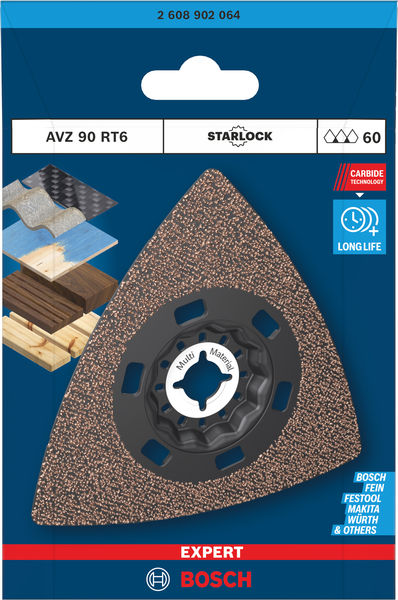 BOSCH EXPERT AVZ 90 RT6 Schleifplatte, 90 mm BOSCH EXPERT AVZ 90 RT6 Schleifplatte, 90 mm