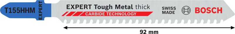 BOSCH EXPERT Tough Metal thick T155HHM Stichsägeblatt, 3 Stk.