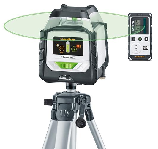LASERLINER Rotationslaser Duraplane G360 Set 175cm