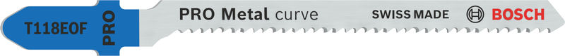 BOSCH PRO Metal curve T118EOF Stichsägeblatt, 83 mm, 2-tlg.